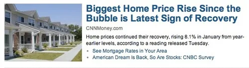 Housing "Recovery"